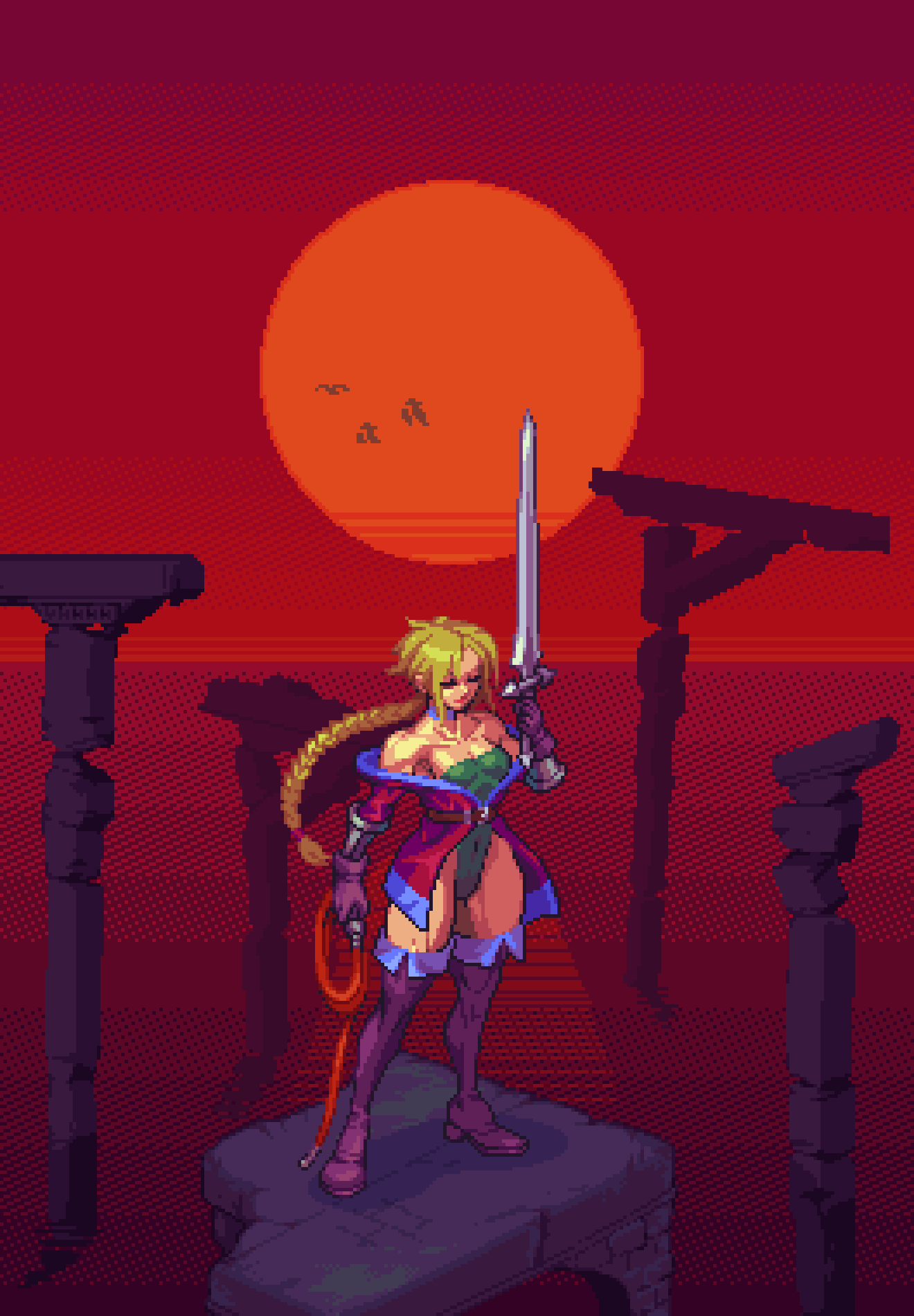 Sonia Belmont pixel art